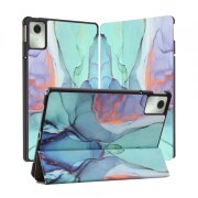 Husa pentru Lenovo Tab M11, Techsuit, FoldPro Green Time, Multicolor