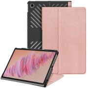 Husa pentru Lenovo Tab Plus, Techsuit, FoldPro, Roz
