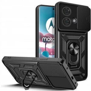 Husa pentru Motorola Edge 40 Neo, Techsuit, CamShield, Neagra