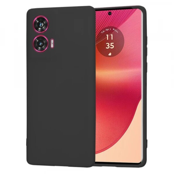 Husa pentru Motorola Edge 50 Fusion, Techsuit, SoftFlex, Neagra