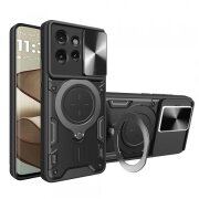 Husa pentru Motorola Edge 50, Techsuit, CamGuard Pro, Neagra