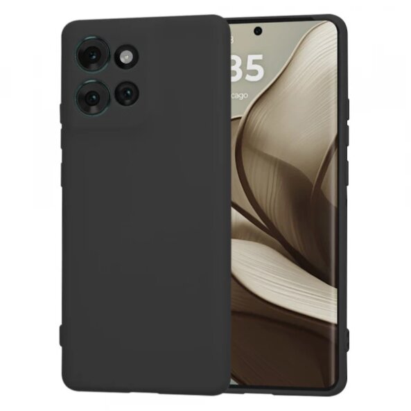 Husa pentru Motorola Edge 50, Techsuit, SoftFlex, Neagra