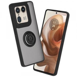 Husa pentru Motorola Edge 50 Ultra, Techsuit, Glinth, Neagra