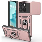 Husa pentru Motorola Edge 60 Fusion / Edge 60, Techsuit, CamShield, Roz