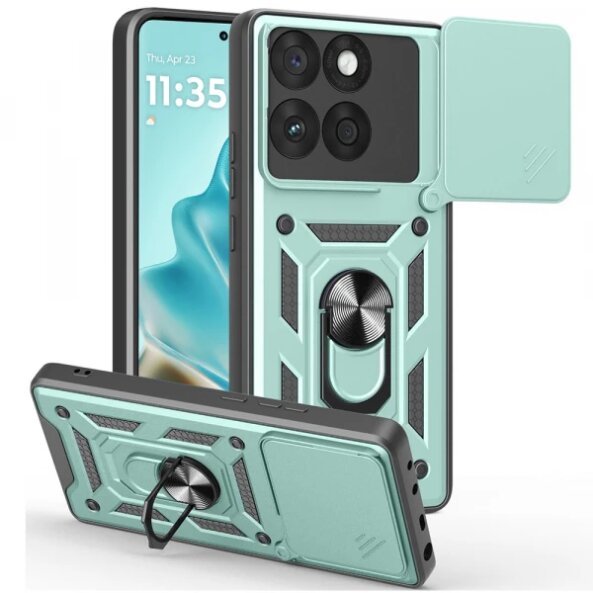 Husa pentru Motorola Edge 60 Fusion / Edge 60, Techsuit, CamShield, Verde