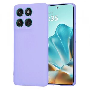 Husa pentru Motorola Edge 60 Fusion / Edge 60, Techsuit, SoftFlex, Mov Deschis