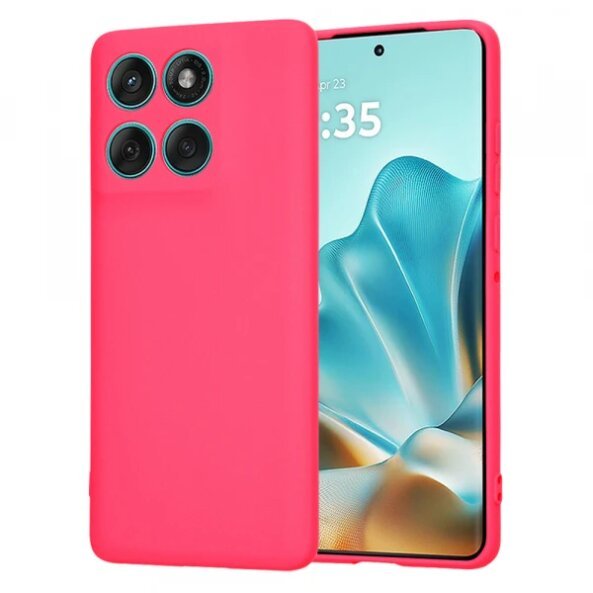 Husa pentru Motorola Edge 60 Fusion / Edge 60, Techsuit, SoftFlex, Roz Inchis