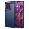 Husa pentru Motorola Edge 60 Pro, Techsuit, Carbon, Albastra