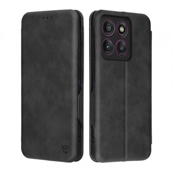 Husa pentru Motorola Edge 60 Pro, Techsuit, Safe Wallet Plus, Neagra