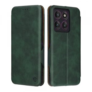 Husa pentru Motorola Edge 60 Pro, Techsuit, Safe Wallet Plus, Verde