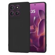 Husa pentru Motorola Edge 60 Pro, Techsuit, SoftFlex, Neagra