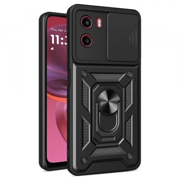 Husa pentru Motorola Moto E15 / G05, Techsuit, CamShield, Neagra