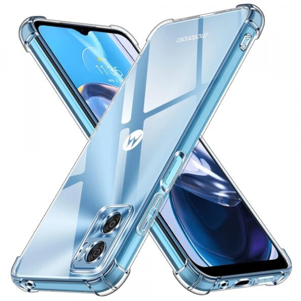 Husa pentru Motorola Moto E22i / E22, Techsuit, Shockproof Clear, Transparenta