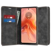 Husa pentru Motorola Moto G04s / E14 / G04 / G24, Techsuit, Confy, Neagra