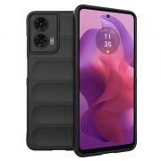 Husa pentru Motorola Moto G04s / E14 / G04 / G24, Techsuit, Magic Shield, Neagra