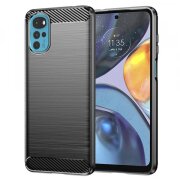 Husa pentru Motorola Moto G22, Techsuit, Carbon, Neagra