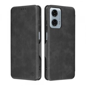 Husa pentru Motorola Moto G24 Power, Techsuit, Safe Wallet Plus, Neagra