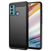Husa pentru Motorola Moto G60, Techsuit, Carbon, Neagra