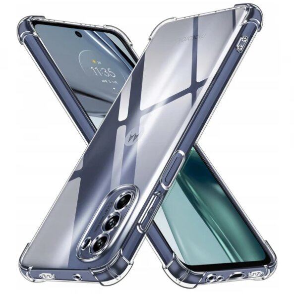 Husa pentru Motorola Moto G62 5G, Techsuit, Shockproof Clear, Transparenta