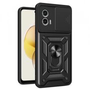 Husa pentru Motorola Moto G73, Techsuit, CamShield, Neagra