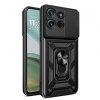 Husa pentru Motorola Moto G75, Techsuit, CamShield, Neagra