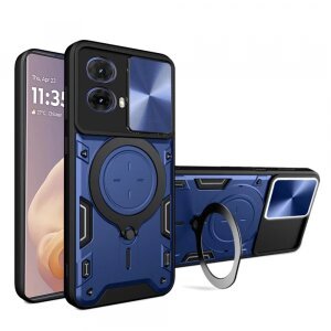 Husa pentru Motorola Moto G85, Techsuit, CamGuard Pro, Albastra