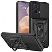 Husa pentru Motorola Moto G85, Techsuit, CamShield, Neagra