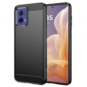 Husa pentru Motorola Moto G85, Techsuit, Carbon, Neagra