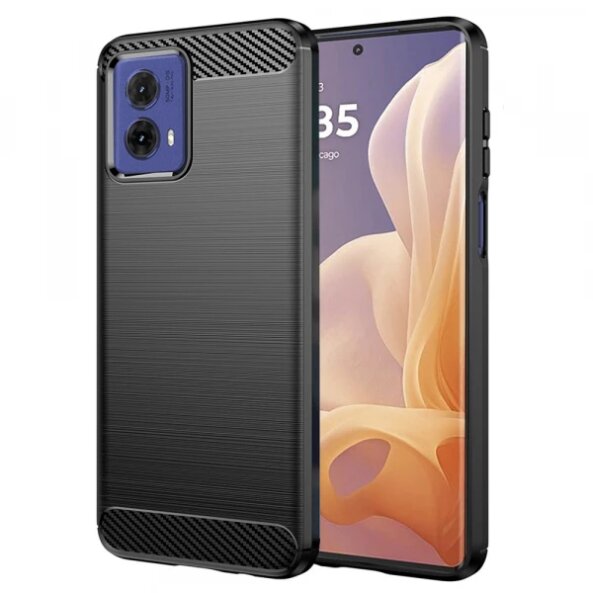 Husa pentru Motorola Moto G85, Techsuit, Carbon, Neagra