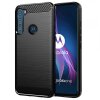 Husa pentru Motorola One Fusion+, Techsuit, Carbon, Neagra