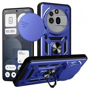 Husa pentru Nothing Phone (3a) Pro, Techsuit, CamShield, Albastra