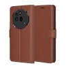 Husa pentru Nothing Phone (3a) Pro, Techsuit, Leather Folio, Maro