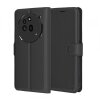 Husa pentru Nothing Phone (3a) Pro, Techsuit, Leather Folio, Neagra