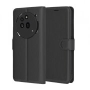 Husa pentru Nothing Phone (3a) Pro, Techsuit, Leather Folio, Neagra