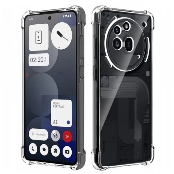 Husa pentru Nothing Phone (3a) Pro, Techsuit, Shockproof Clear, Transparenta