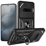 Husa pentru Nothing Phone (3a), Techsuit, CamShield, Neagra