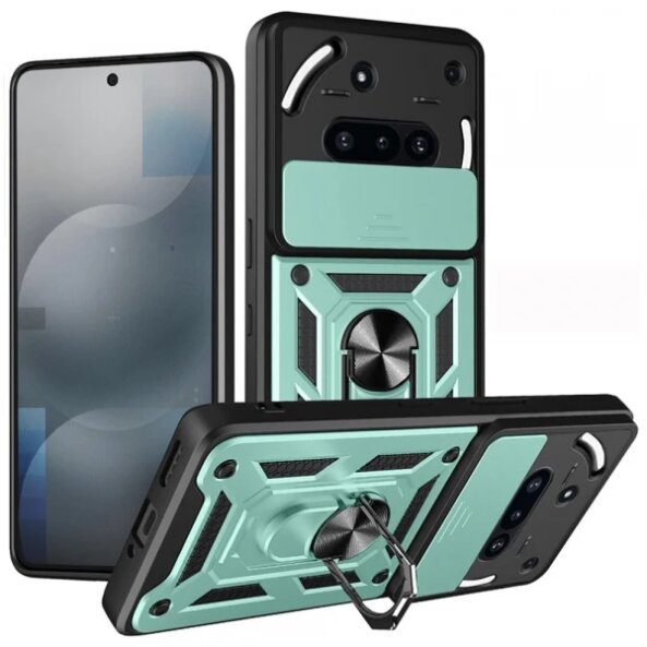 Husa pentru Nothing Phone (3a), Techsuit, CamShield, Verde