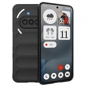 Husa pentru Nothing Phone (3a), Techsuit, Magic Shield, Neagra