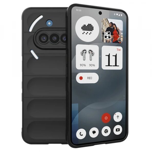 Husa pentru Nothing Phone (3a), Techsuit, Magic Shield, Neagra