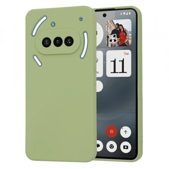 Husa pentru Nothing Phone (3a), Techsuit, SoftFlex, Verde Deschis