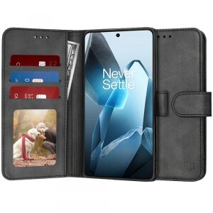 Husa pentru OnePlus 13, Techsuit, Diary Book, Neagra
