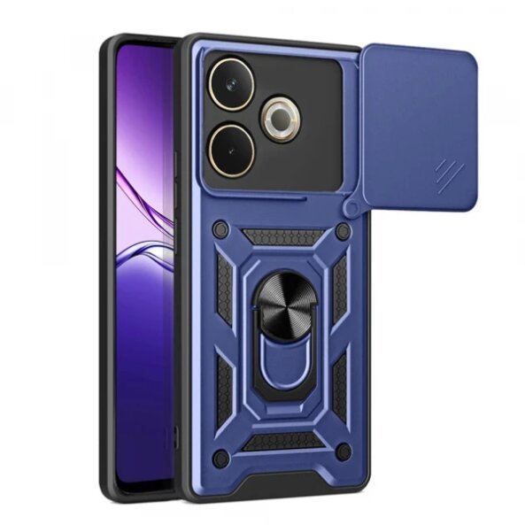 Husa pentru Oppo A5 Pro 4G / A5 Pro, Techsuit, CamShield, Albastra