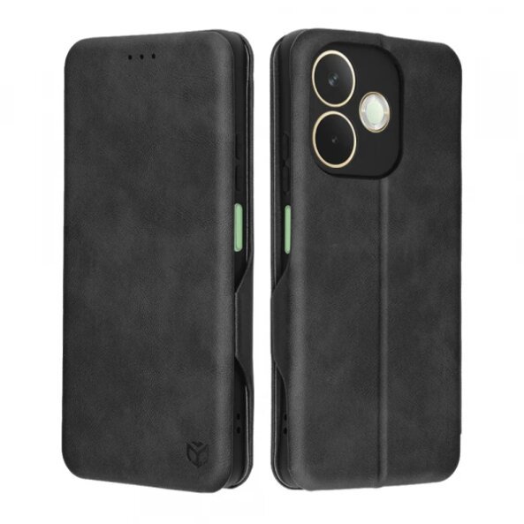 Husa pentru Oppo A5 Pro 4G / A5 Pro, Techsuit, Safe Wallet Plus, Neagra