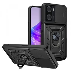 Husa pentru Oppo A57 4G / A57s / Oneplus Nord N20 SE, Techsuit, CamShield, Neagra