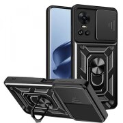 Husa pentru Oppo Reno10 / Reno10 Pro, Techsuit, CamShield, Neagra
