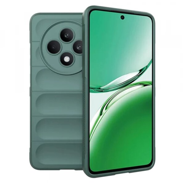 Husa pentru Oppo Reno12 FS 5G / Reno12 FS 4G / Reno12 F 4G / Reno12 F, Techsuit, Magic Shield, Verde