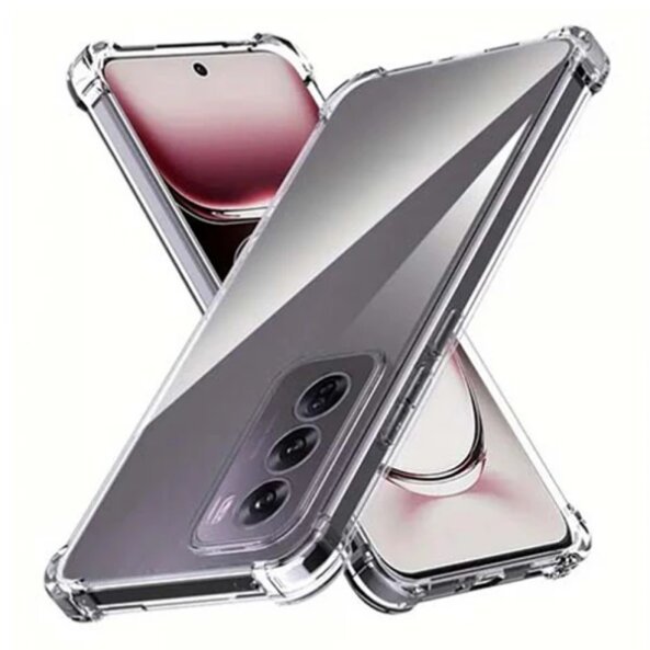 Husa pentru Oppo Reno12 Pro, Techsuit, Shockproof Clear, Transparenta