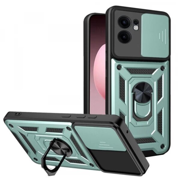 Husa pentru Oppo Reno13 FS 5G / Reno13 F 4G / Reno13 F, Techsuit, CamShield, Verde