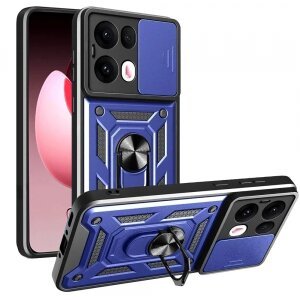 Husa pentru Oppo Reno13 Pro, Techsuit, CamShield, Albastra