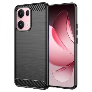 Husa pentru Oppo Reno13 Pro, Techsuit, Carbon, Neagra
